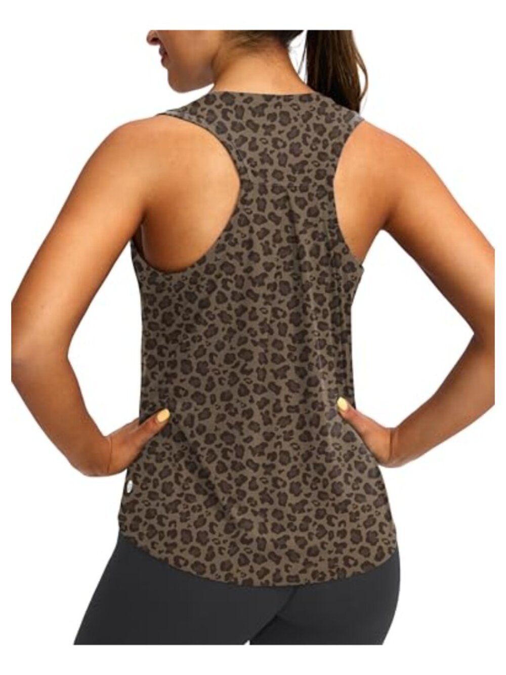 Women's Racerback Athletic Tank Top Workout Yoga Running UPF 50+